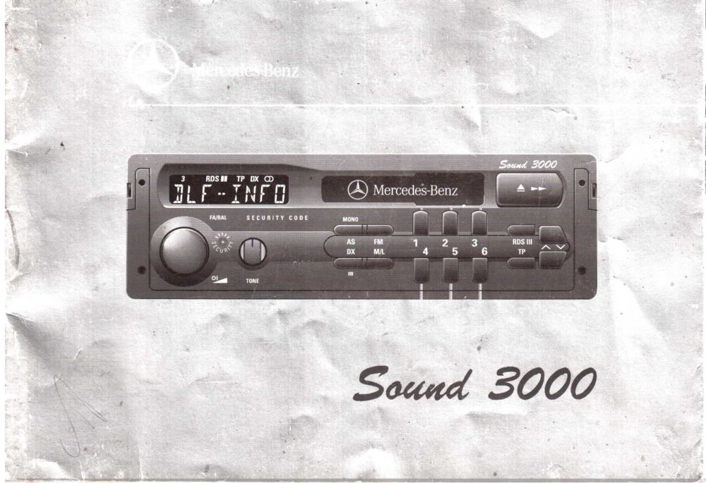 Instruktionsbok Sound 3000