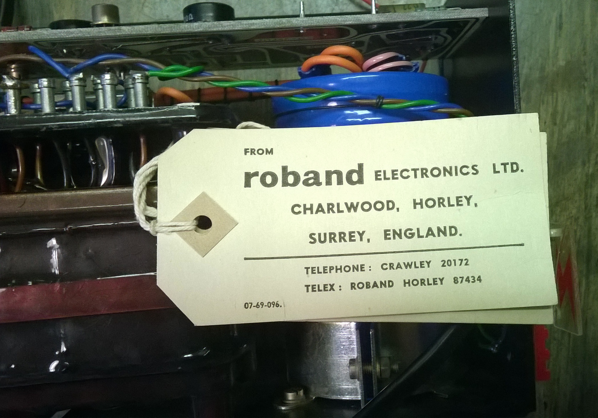 Roband etikett